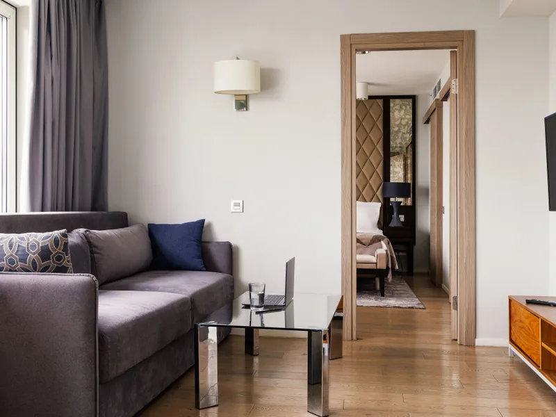 Четырёхместные апартаменты с 2 комнатами в апарт-отеле «Intermark Residence»