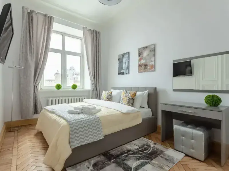 Фасад / вход «Dvukhkomnatnaya Kvartira Na Krasnopresnenskoi Apartments»