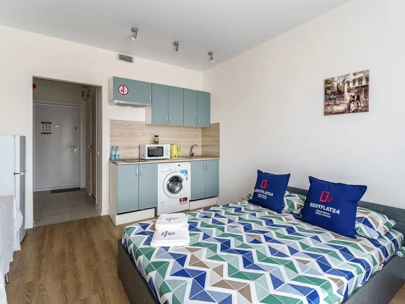 Студия в апартаментах «BestFlat24 возле ТЦ Июнь»