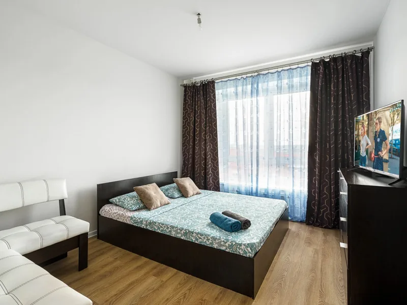 Номер в апартаментах «BestFlat24 возле ТЦ Июнь»