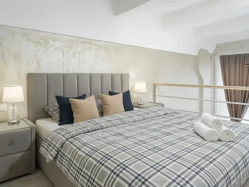 Люкс в апартаментах «Двухуровневый Люкс с Видом на Город BestFlat24 Марьино»