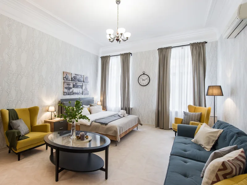 Номер в апартаментах «GM Apartments Элегантная двушка на Дмитровке»
