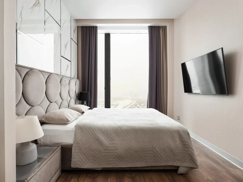 Номер в апартаментах «Moskva Siti Bashnya Neva Apartments»