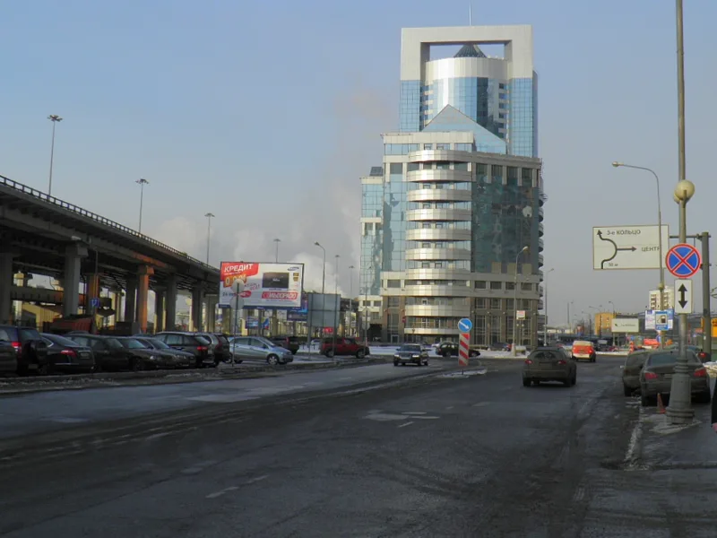 Номер в апартаментах «MMoskva Siti Skyrent24 Oko Sunny Apartments»