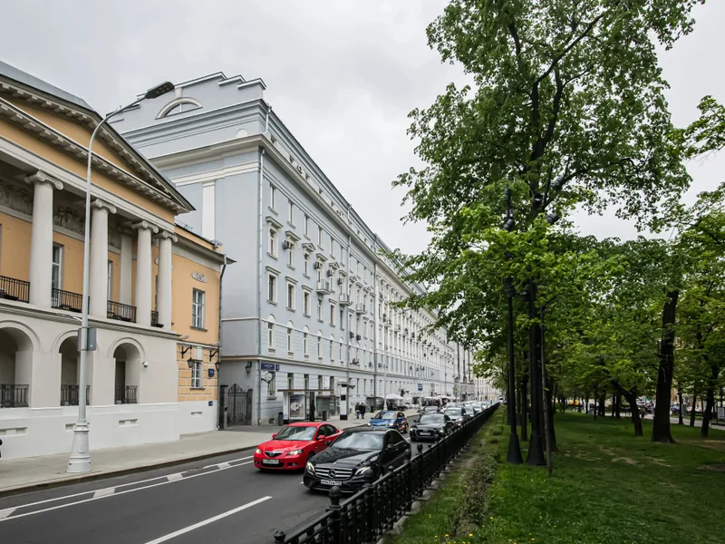 Фасад / вход «GM Apartments Просторная Трехкомнатная на Арбате»