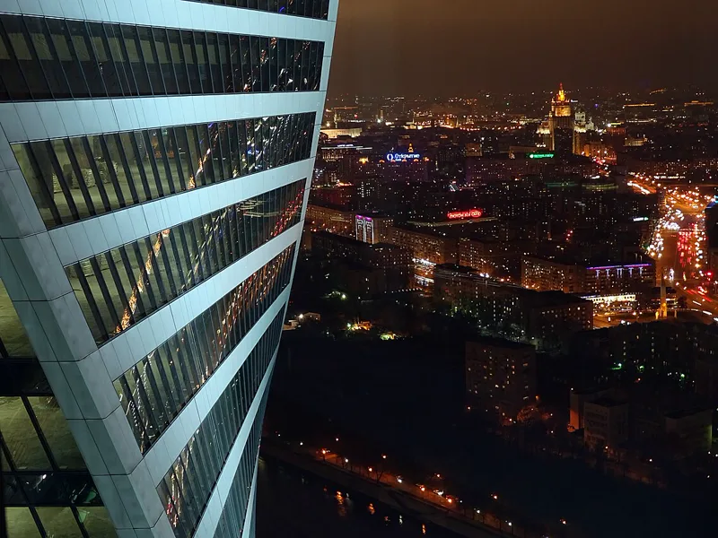Номер в апартаментах «Skyrent24 Moskva Siti 54 Etvzh Sky Elite 54 Floor Apartments»