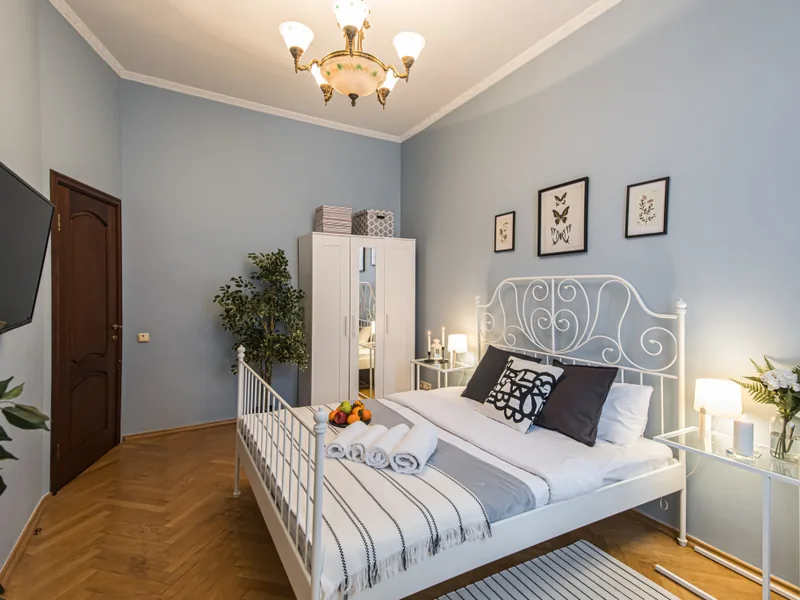 Номер в апартаментах «GM Apartments с видом на МИД»