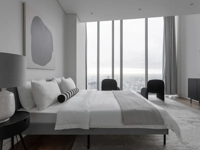 Номер в апартаментах «Panoramic Apartment by Roomley»