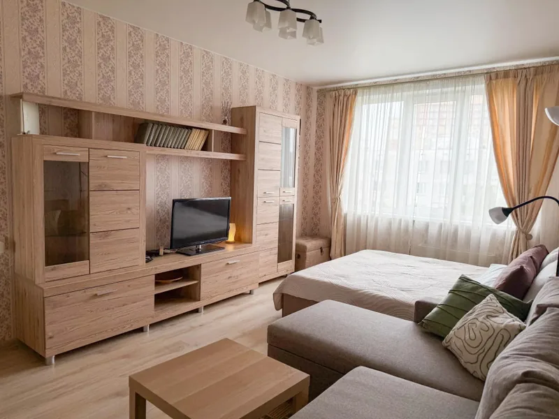 Номер в апартаментах «с красивым видом около больницы»