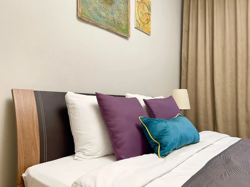Полулюкс с балконом и с красивым видом из окна в апартаментах «Apartslounge ЖК 1-ый Лермонтовский»