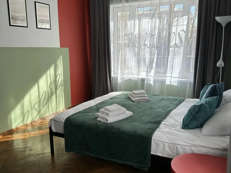 Двухместные апартаменты с 2 комнатами в апартаментах «BestApartament»