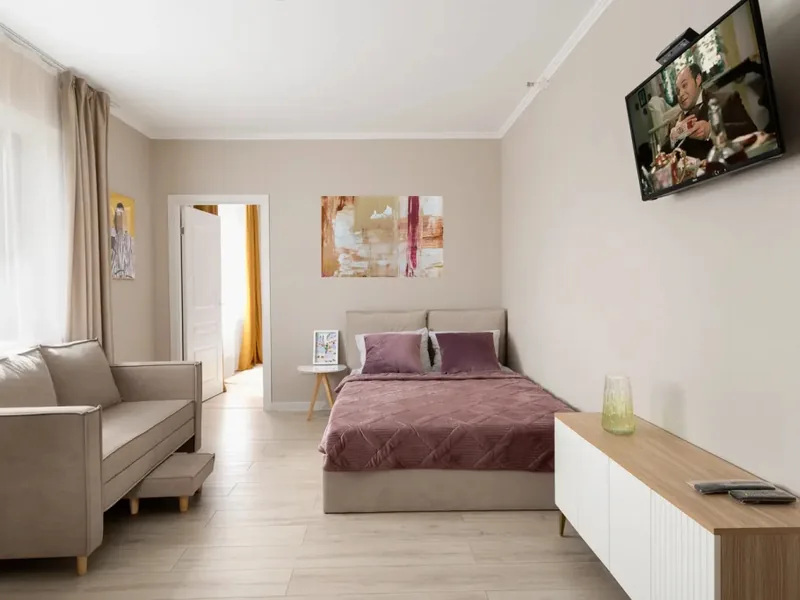 Апартаменты с красивым видом из окна в апартаментах «BestFlat24 Кит»