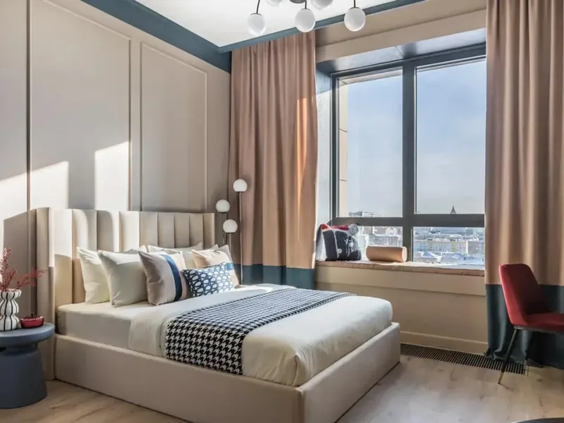 Апартаменты c 1 комнатой в апартаментах «Moscow Deluxe Apartments Alcon Tower»