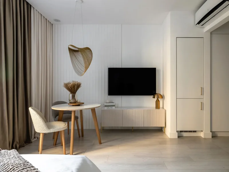 Номер в апартаментах «Ecru Ryadom S Moskva Siti Apartments»