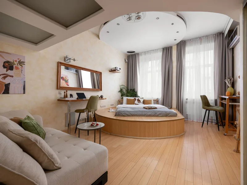 Ресепшн / лобби «GM Apartments Эксклюзив на Арбате с Кроватью-Подиумом»