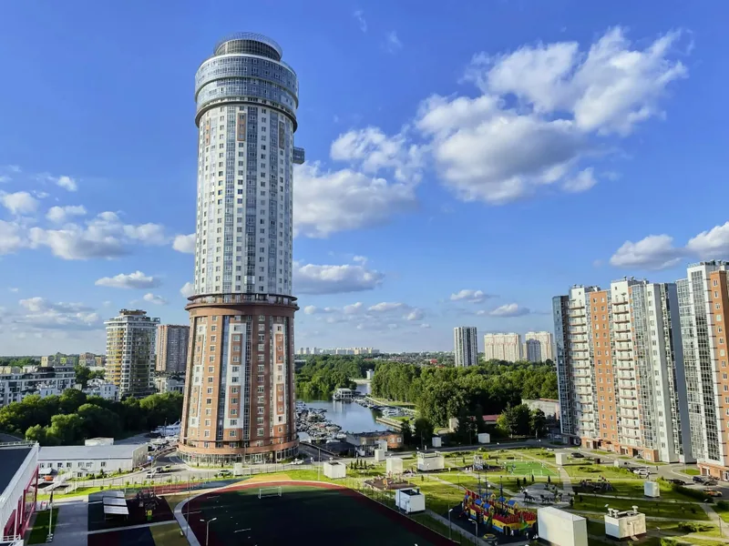 Фасад / вход «Превосходная Квартира У Набережной Канала Москвы/ 4 Спальных Места / Дом Бизнес - Класса»