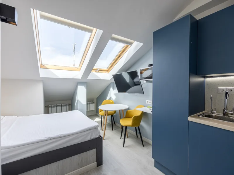 Номер в апартаментах «Flat Inn на Сретенке Sky Loft»