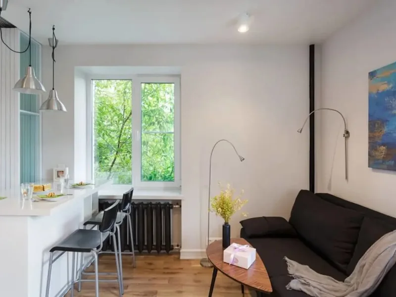 Номер в апартаментах «Flat Inn рядом с метро Белорусская на 2-ом Лесном переулке»
