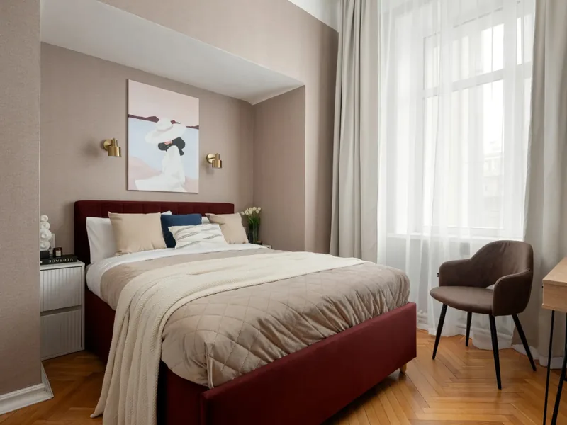 Апартаменты в апартаментах «GM Apartments Просторная квартира с тремя спальными и балконом с видом на Театр Эстрады»