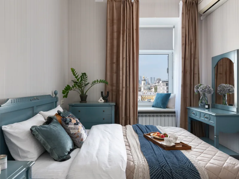 Номер в апартаментах «GM Apartments с Панорамным Видом Кремль Сити Останкино»