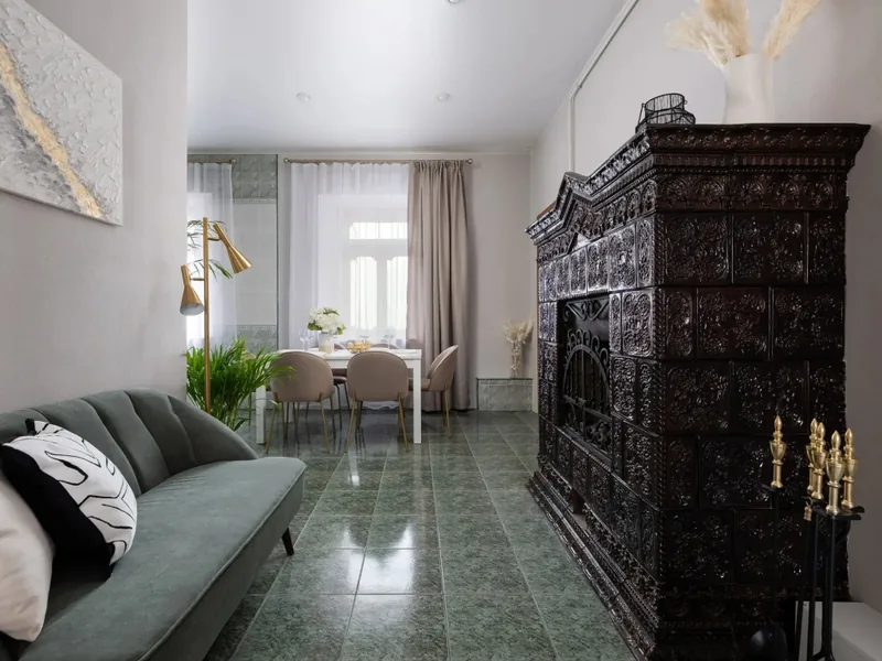 Ресепшн / лобби «GM Apartments Новая и тихая Трехкомнатная на Тверской»