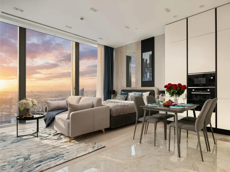 Апартаменты в апартаментах «GM Apartments в Moscow City c панорамным видом»