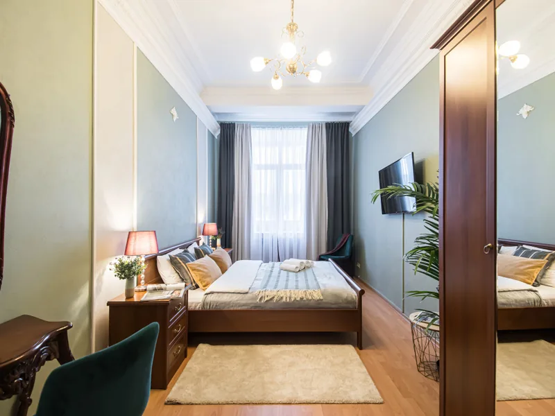 Номер в апартаментах «GM Apartments в Сталинской высотке»