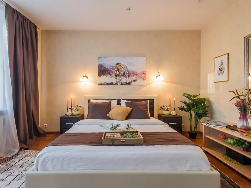 Номер в апартаментах «GM Apartments с Видом на Зоопарк и Moscow City»