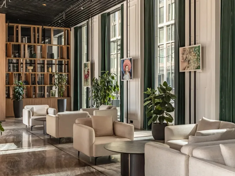 Ресепшн / лобби «Moscow Deluxe Apartments Grand Residence SLAVA»