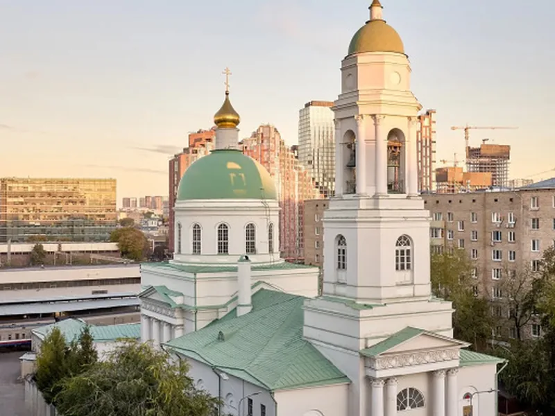 Фасад / вход «Видовая уютная студия в новом ЖК в центре Москвы, рядом с метро Павелецкая и экспрессом в Аэропорт Домодедово 3 мин пешком»