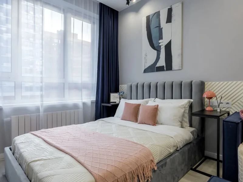 Номер в апартаментах «Квартира-студия, 28 м², 2 кровати»