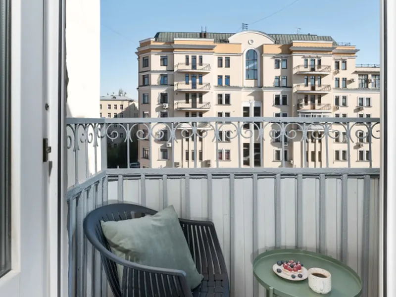 Фасад / вход «GM Apartments Легендарная Двушка на Тверской у Садово-Триумфального Сквера»