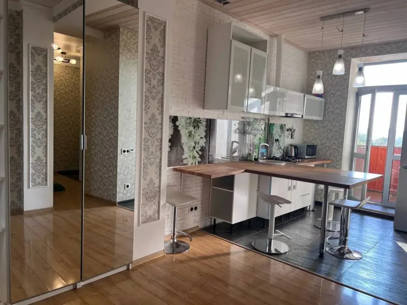 Номер в апартаментах «Malina Apartment евро-двушка с Сауной»