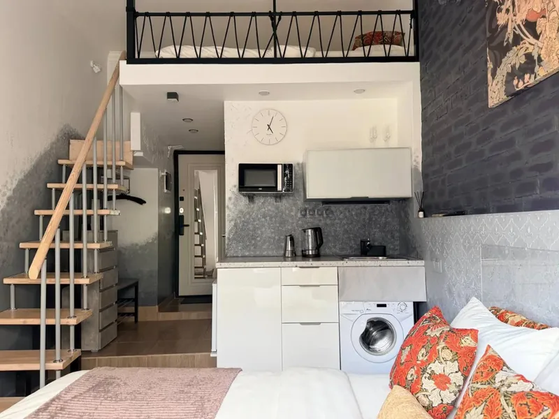 Фасад / вход «Moscow Deluxe Apartments Calm Studio»