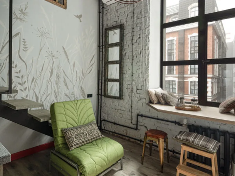 Ресепшн / лобби «Moscow Deluxe Apartments Soho Bohemian Loft»