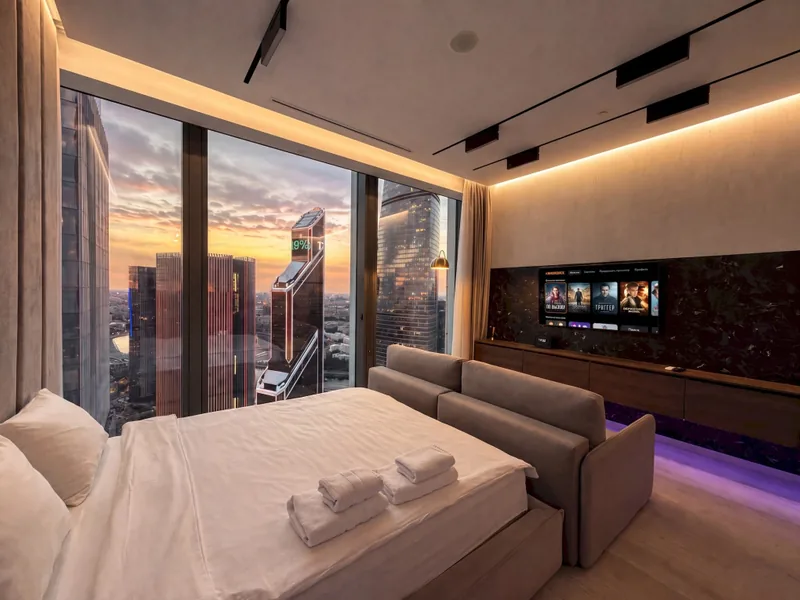 Апартаменты Luxury в апартаментах «Москва Сити AV Select 57 этаж дизайн студия от AV Aparts»