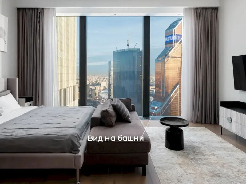Фасад / вход «Moskva Siti roskoshnaya studiya 51 etazh Apartments»