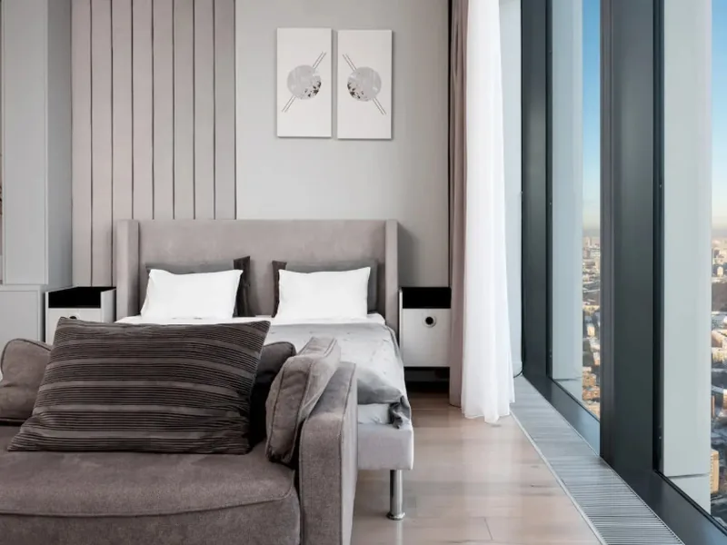 Номер в апартаментах «Moskva Siti roskoshnaya studiya 51 etazh Apartments»
