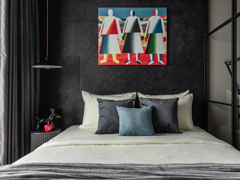 Номер в апартаментах «Moscow Deluxe Apartments Myata Grand Loft Малевич»