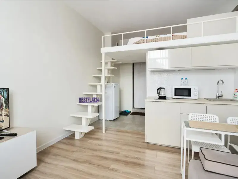 Фасад / вход «Cozy studio apartment on Lyublinskaya Street flat»
