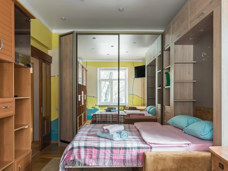 Номер в апартаментах «Flat Inn рядом с метро Сокол на улице 2-я Песчаная»