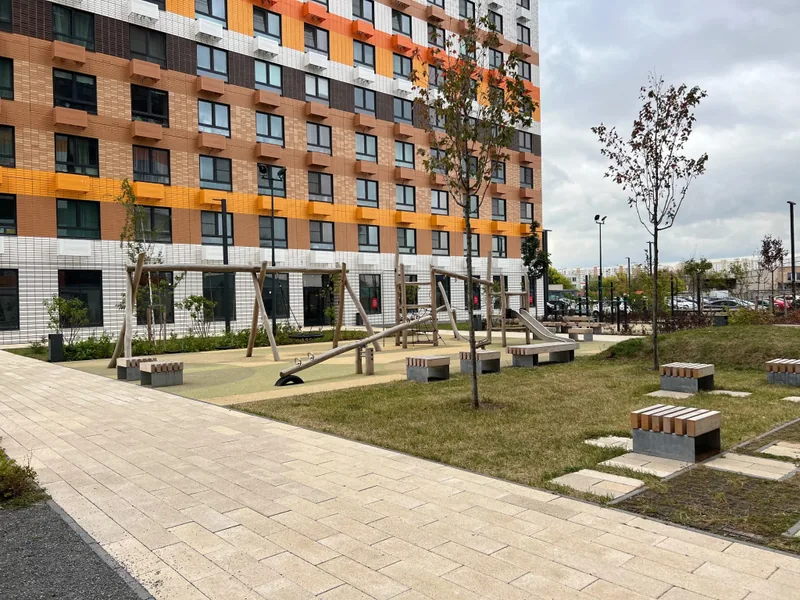 Фасад / вход «Na ulice Lyublinskoy 80k7 Flat»