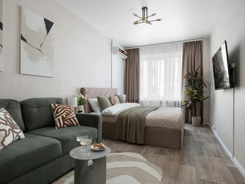 Апартаменты с 2 комнатами в апартаментах «GM Apartments Новая Двушка в 5 минутах от Красной Площади»