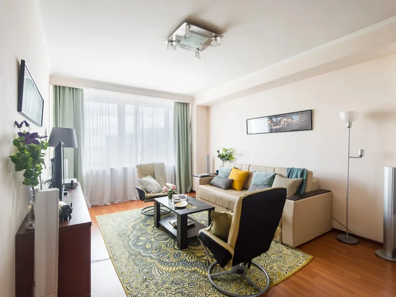 Номер в апартаментах «GM Apartments на Арбате с видом на Кремль»