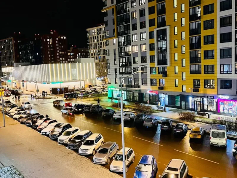 Фасад / вход «просторная возле метро Новомосковская (Коммунарка) Dayker City Apartments»