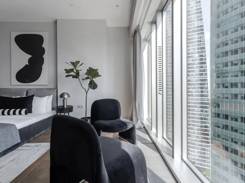 Номер в апартаментах «Bathview Apartment by Roomley»