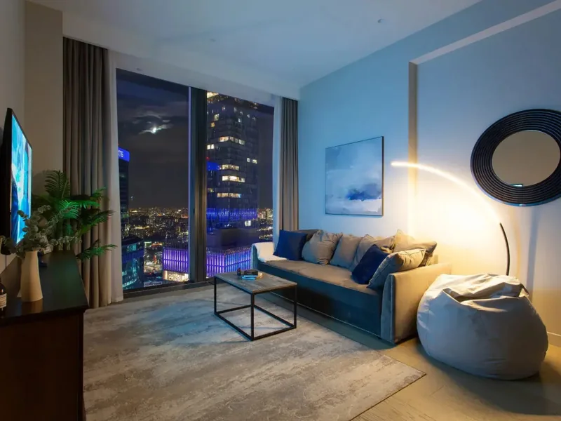Другие фото апартаментов «Sky City Moscow 62 этаж! Вид на Башни, Лужники, Парк победы и город! Очень уютный!»