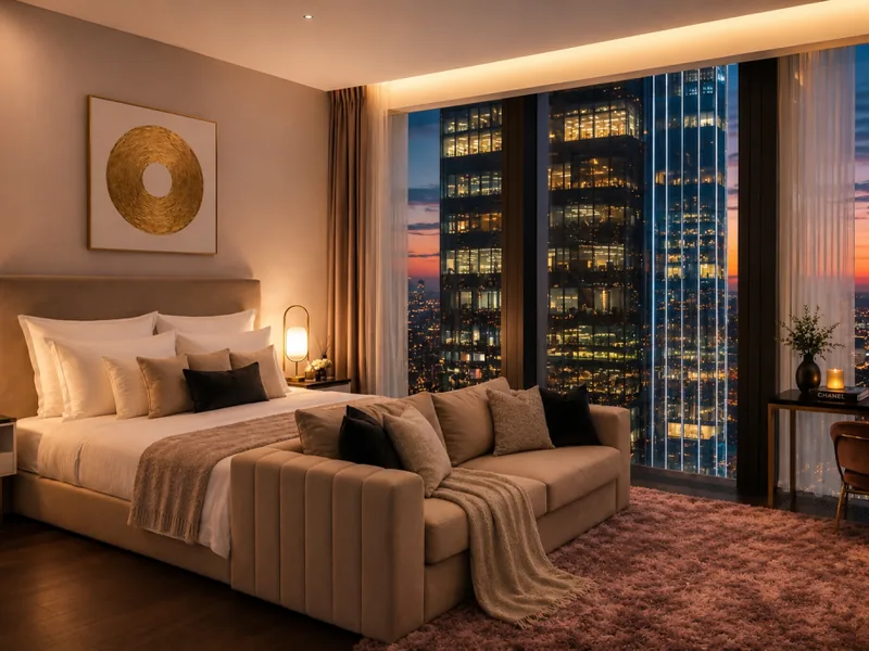 Другие фото апартаментов «Sky City Moscow LUX Студия с большим окном с видом на все башни и город!»