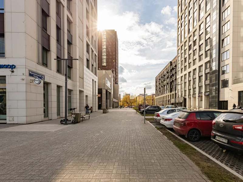 Фасад / вход «Smart Apart видовые в 5 минутах от Москва-Сити для 5 гостей»