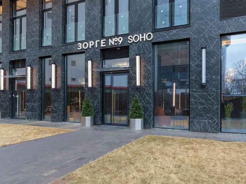 Фасад / вход «Soho Flatport рядом с Москва-Сити»